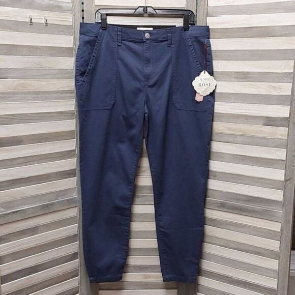 Women's Mid-Rise Ankle Skinny Utility Pants | Knox Rose | 16 - Picture 1 of 11